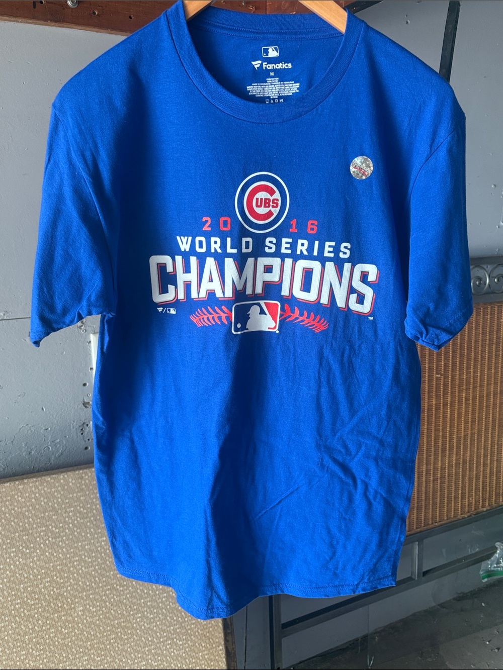 Chicago Cubs 2016 World Series Champions Tee, Adult Medium